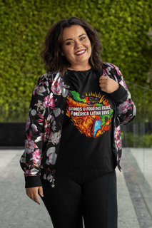 T-shirt Plus Size América Latina