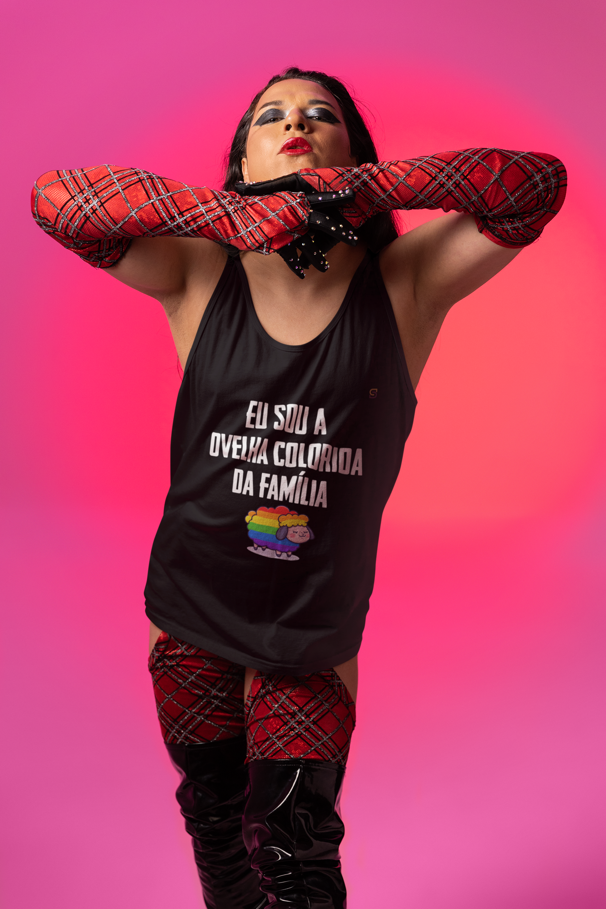 Regata Ovelha Colorida