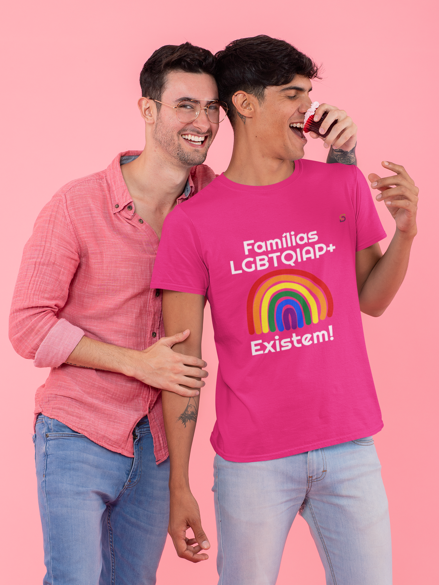 T-shirt Tradicional Famílias LGBTQIAP+