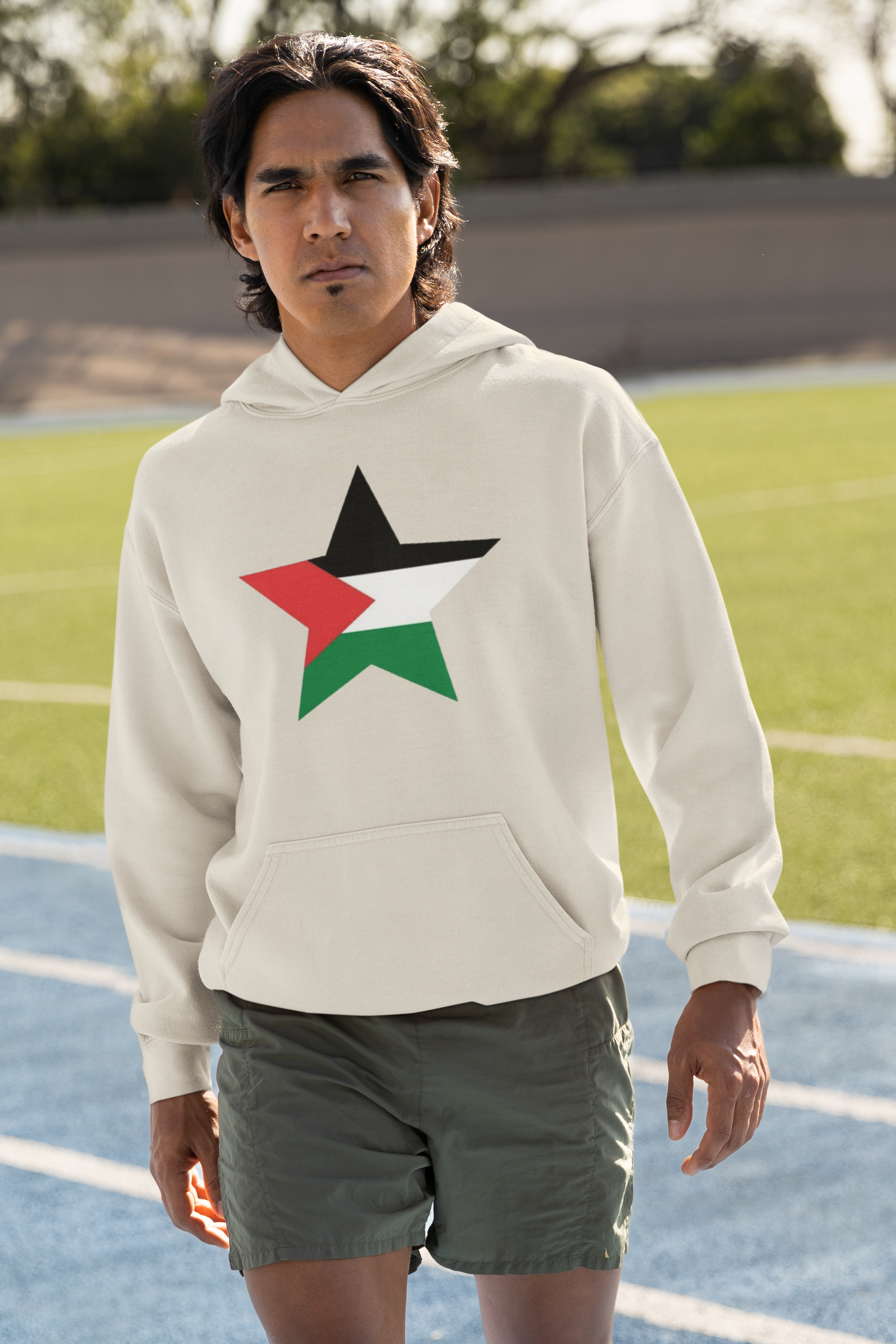 Moletom UNISSEX Canguru Estrela Palestina