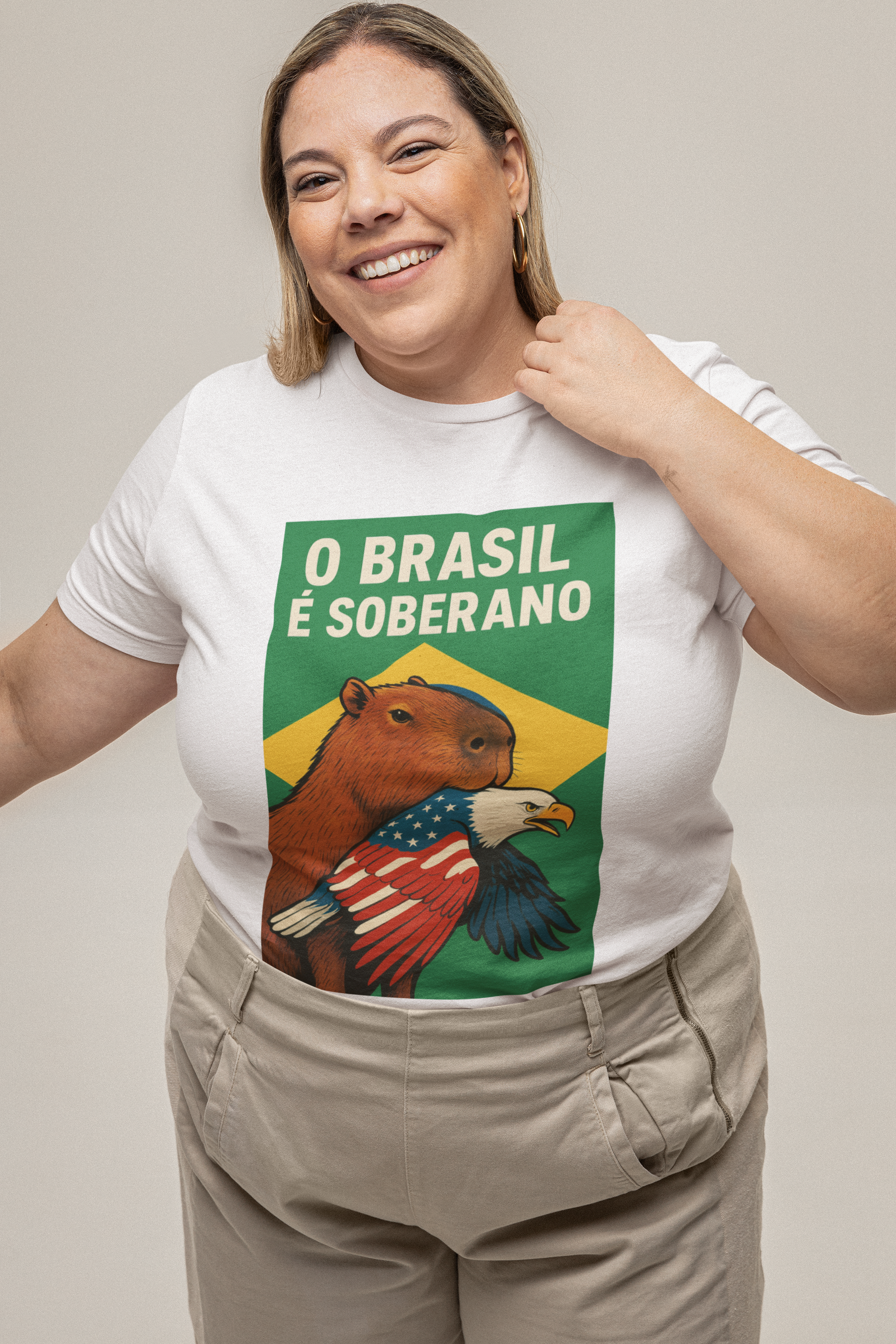 T-shirt Plus Size CAPIVARA
