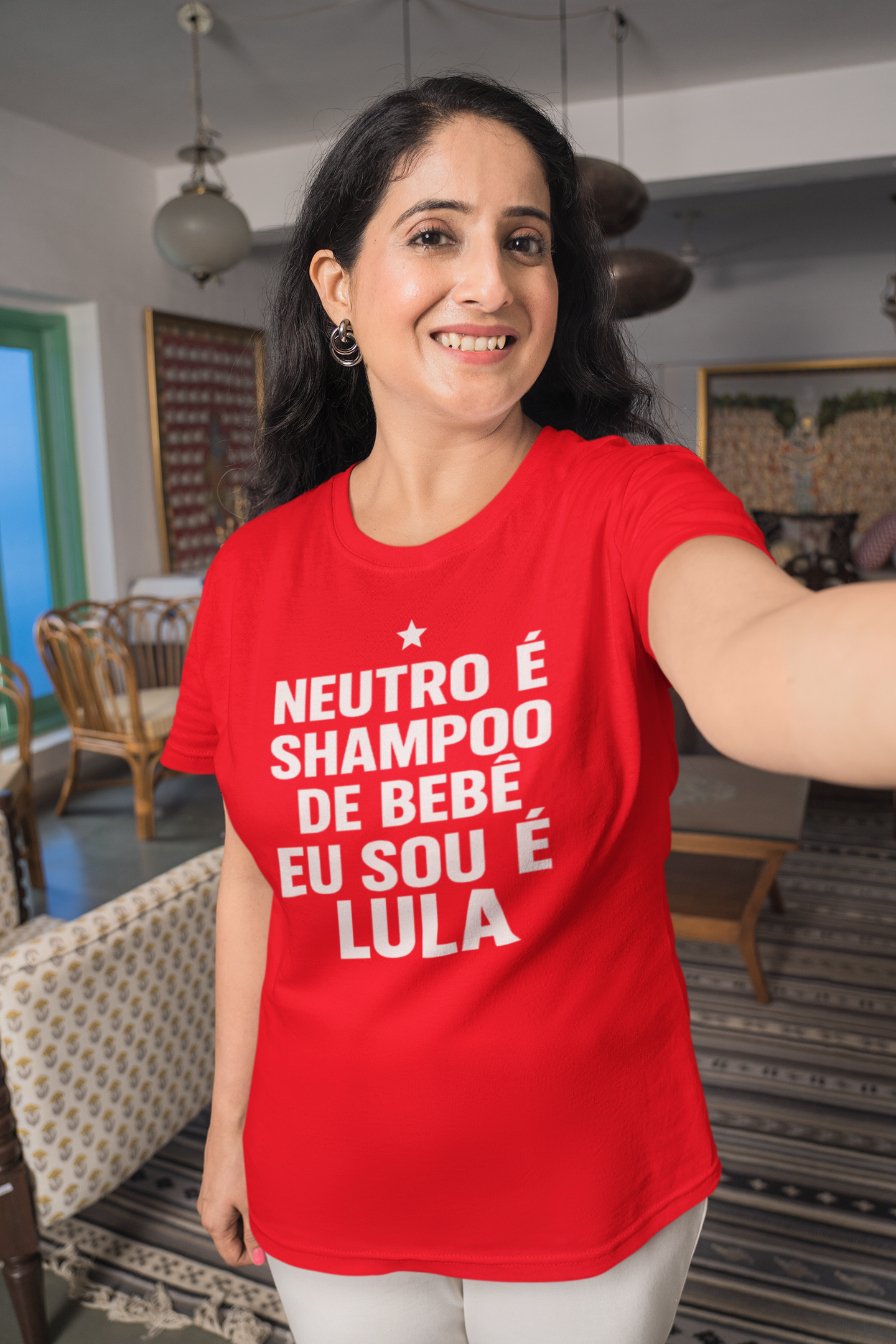 T-shirt Baby Look EU SOU É LULA