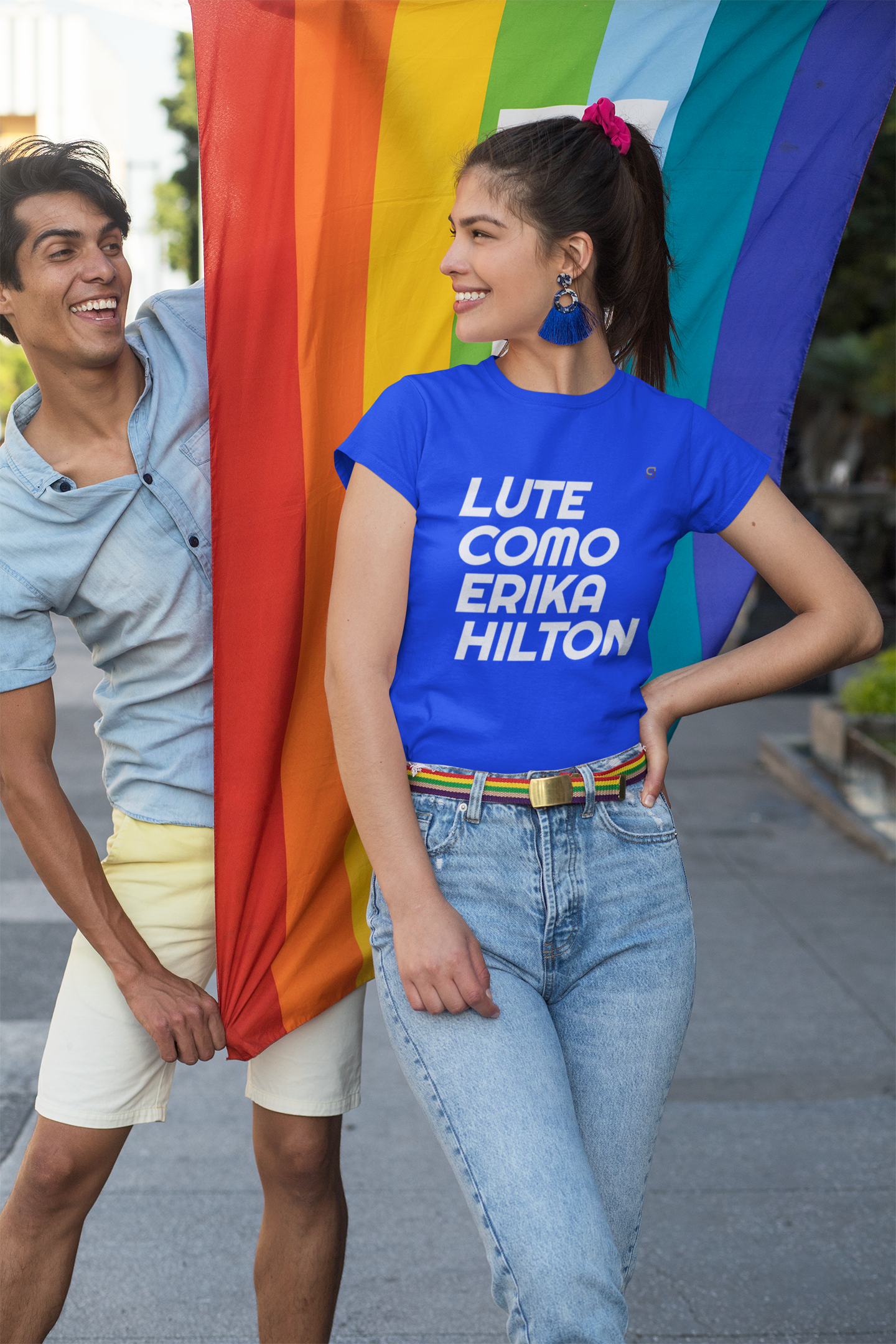 T-shirt Baby Look Erika Hilton 