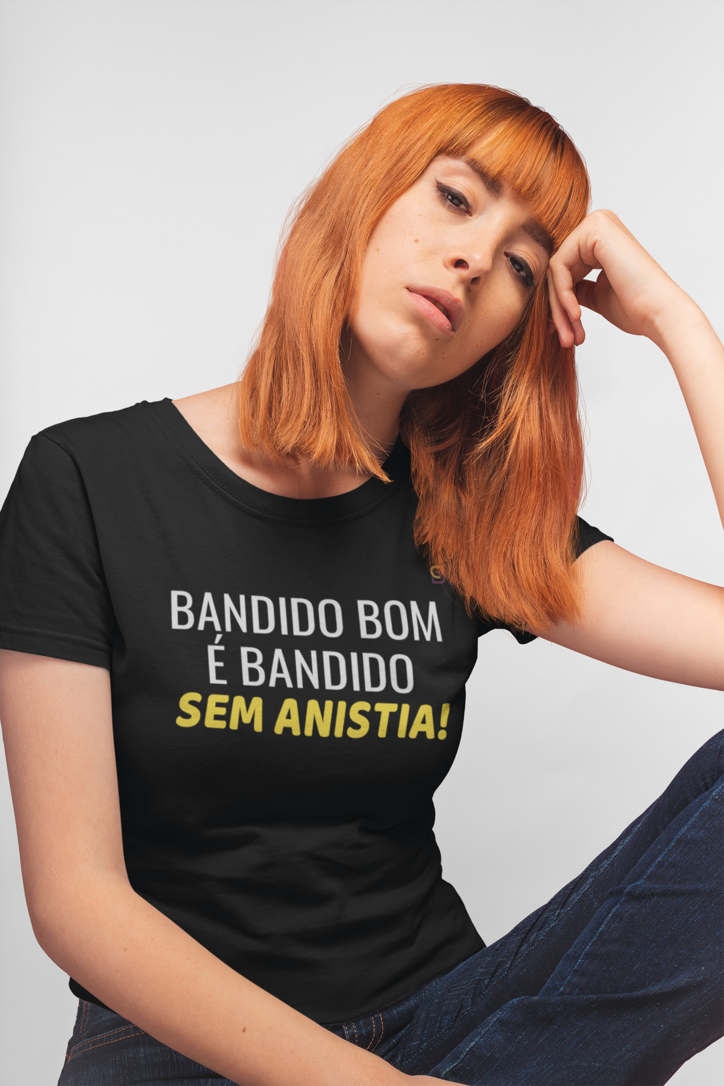 T-shirt Baby Look SEM ANISTIA!