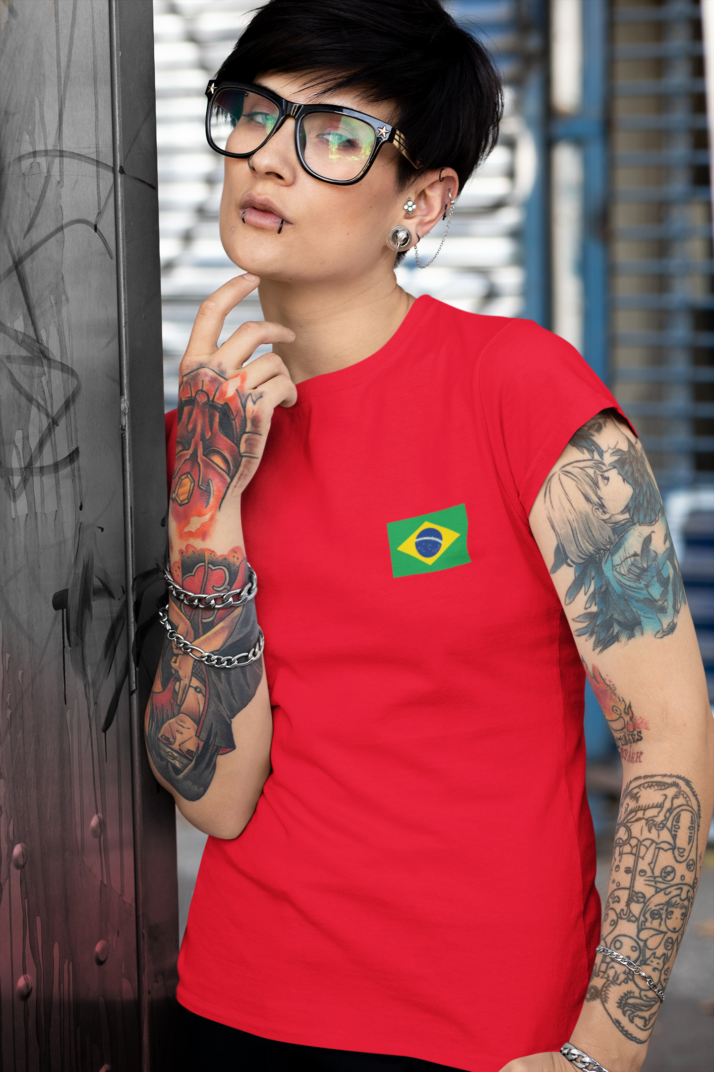 T-shirt Baby Look Brasil