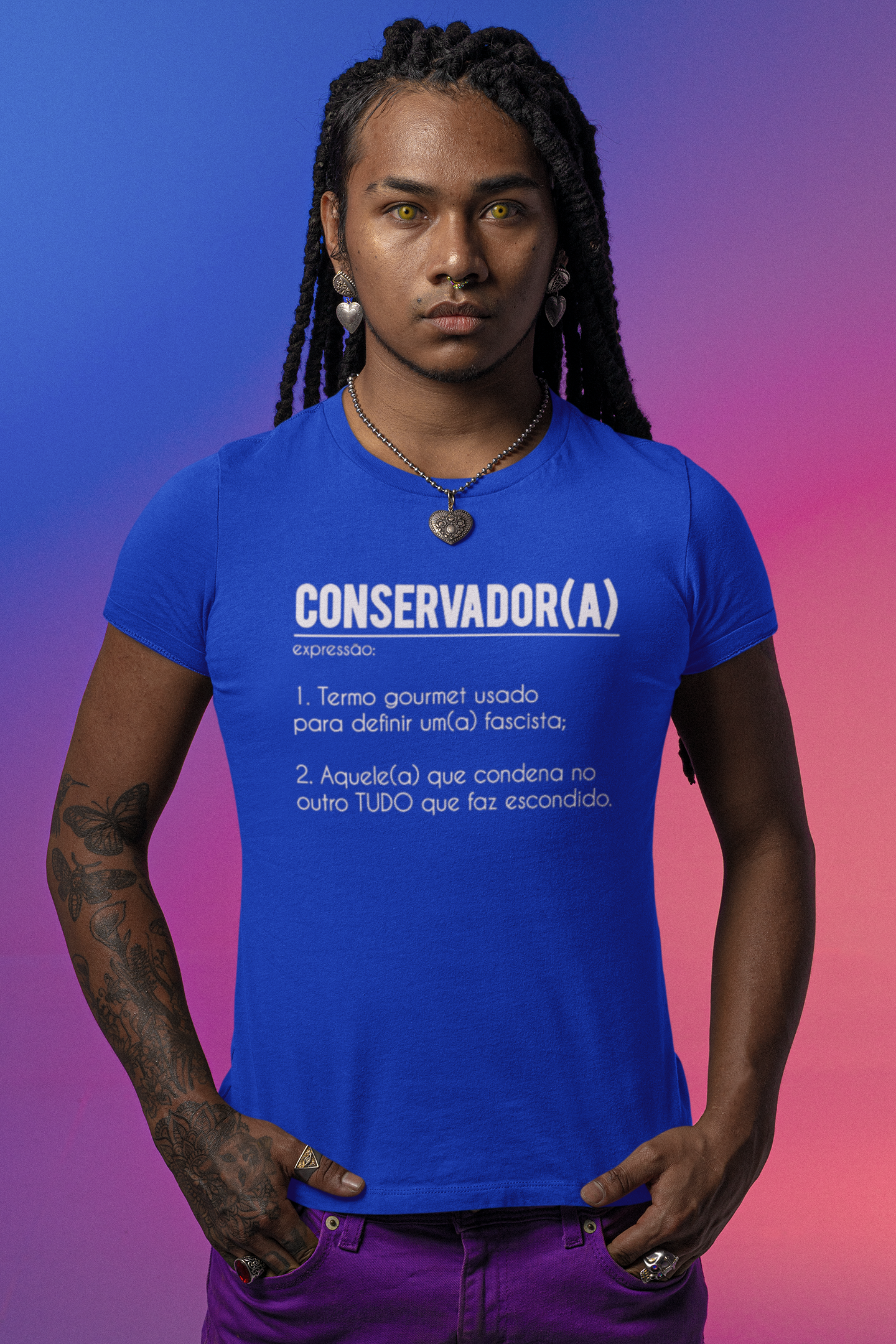 T-shirt Baby Look Conservador(a)