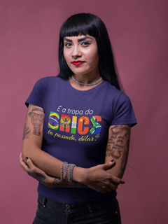 T-shirt Baby Look BRICS