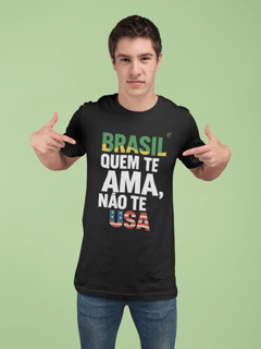 T-shirt Tradicional BRASIL QUEM TE AMA