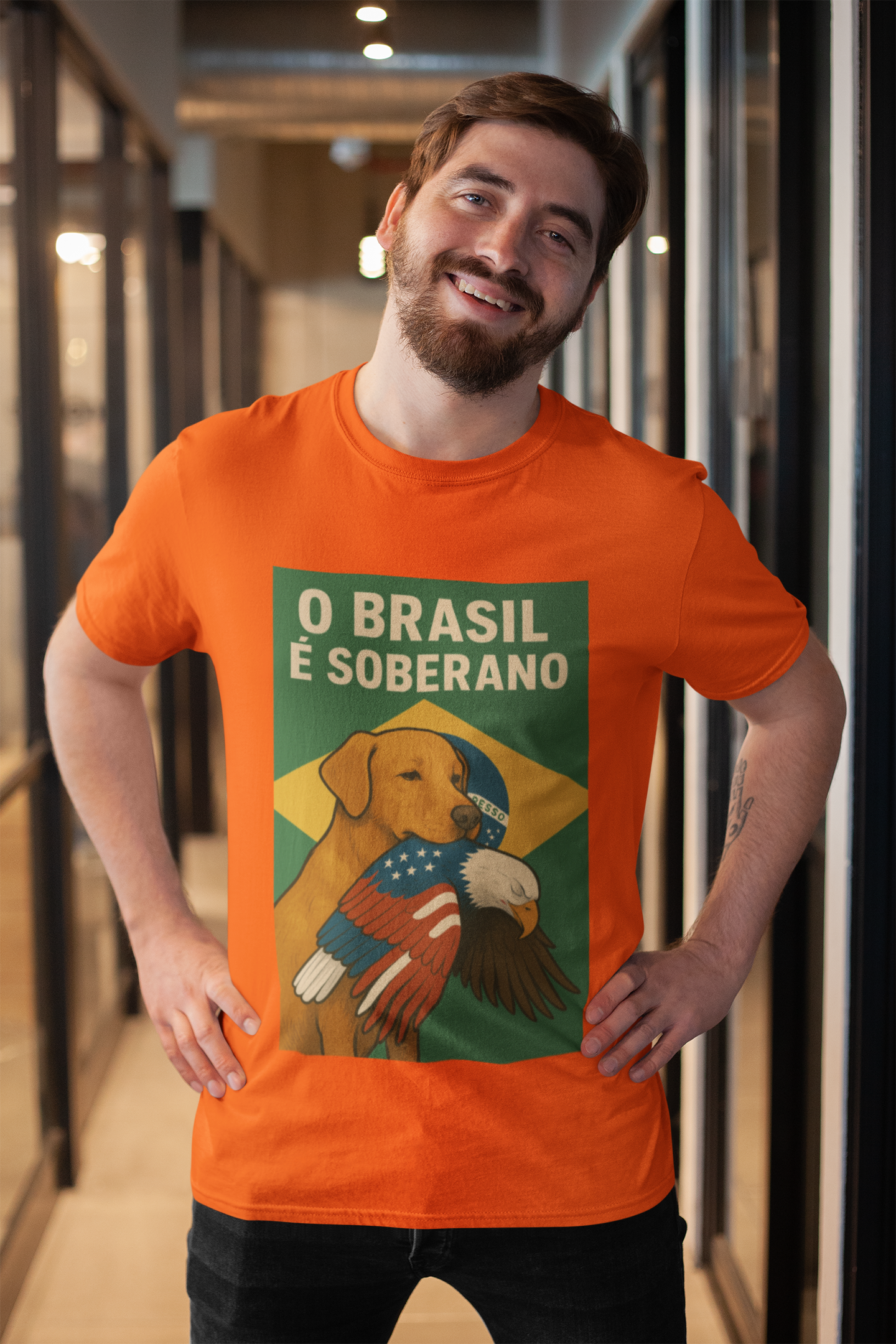 T-shirt Tradicional CACHORRO CARAMELO