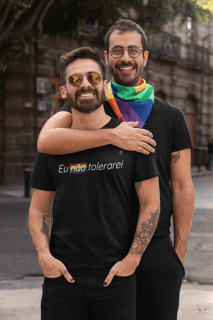 T-shirt Tradicional EU NÃO TOLERAREI