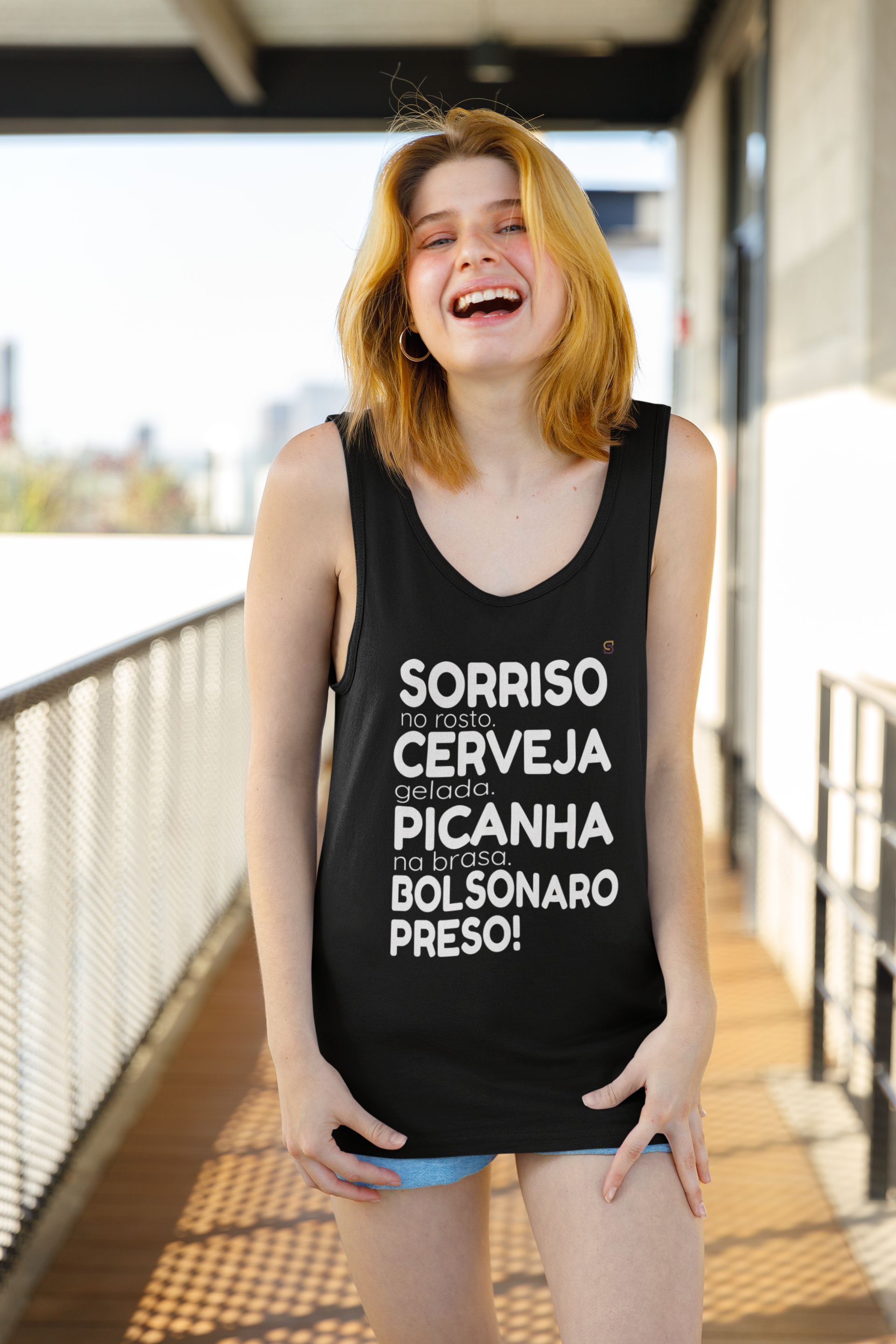 Regata UNISSEX Bolsonaro Preso!