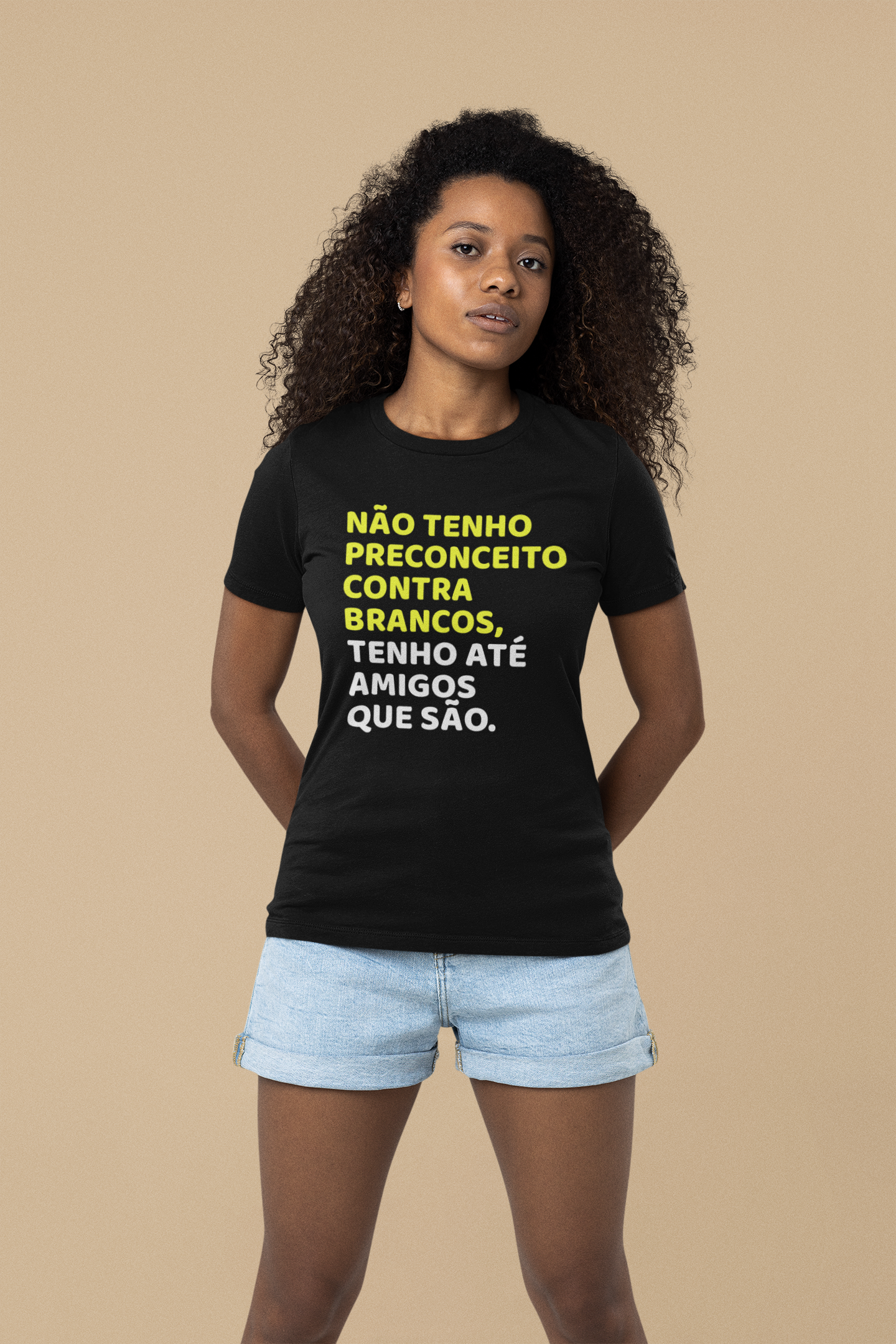 T-shirt Baby Look Amigos que são