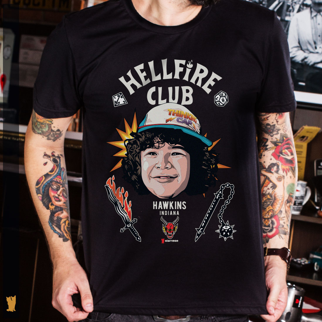 Siamese Stranger Things Hellfire Club