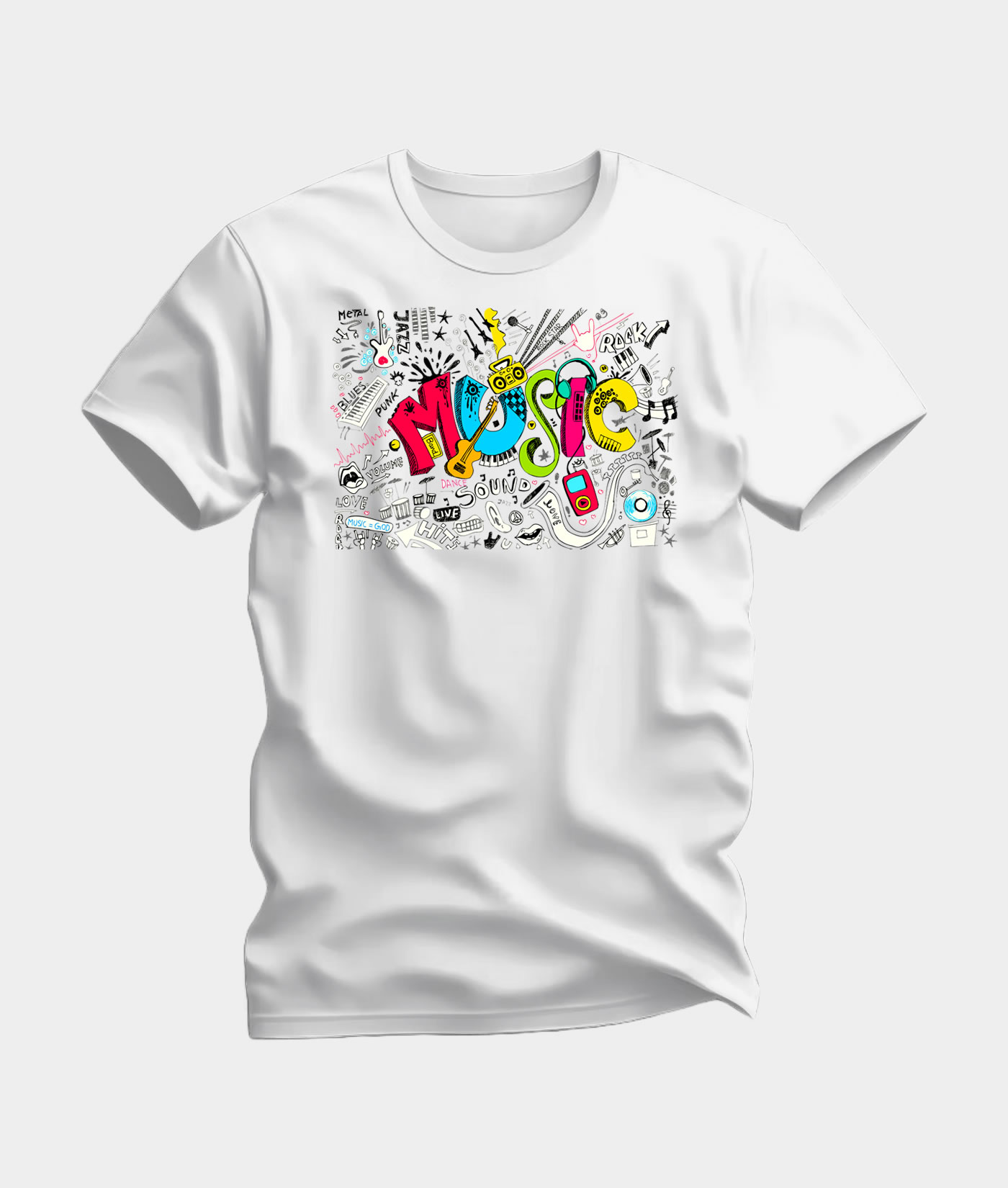Nome do produto: Camiseta Music