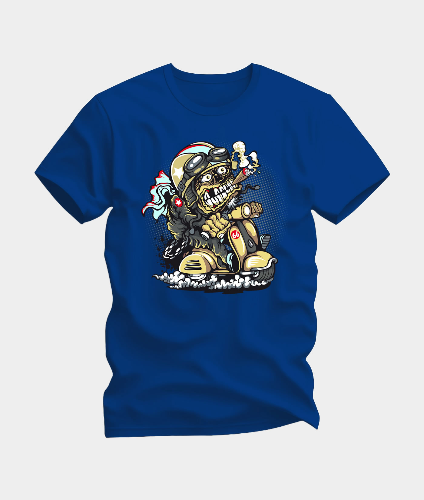 Nome do produto: Camiseta Moto Zumbi Art