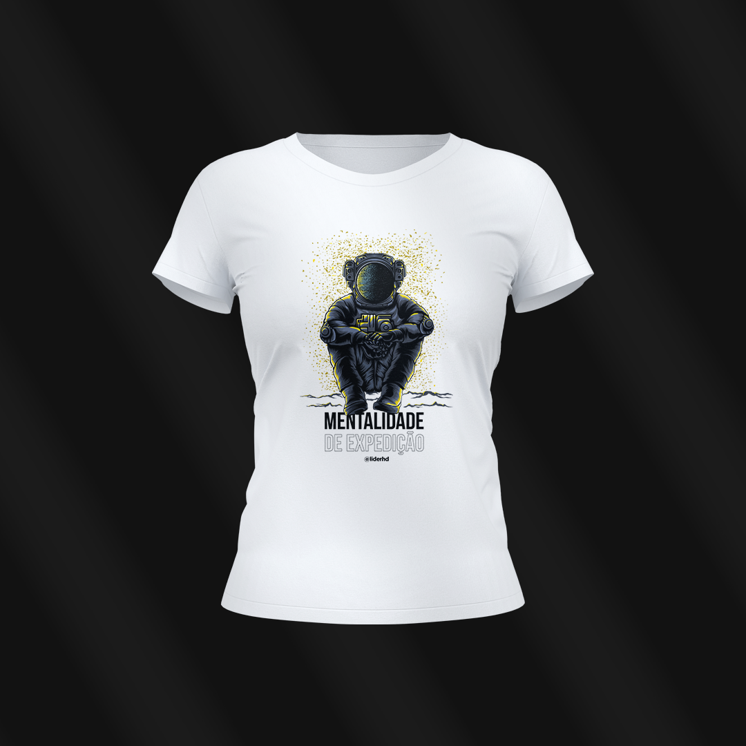 Nome do produto: Baby Look branca - Mentalidade de expedição