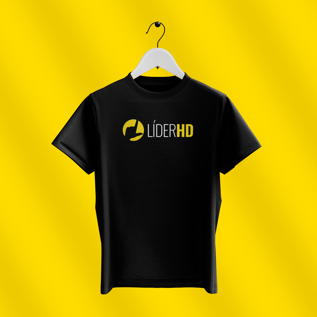 Nome do produto: Camiseta preta - Líder HD