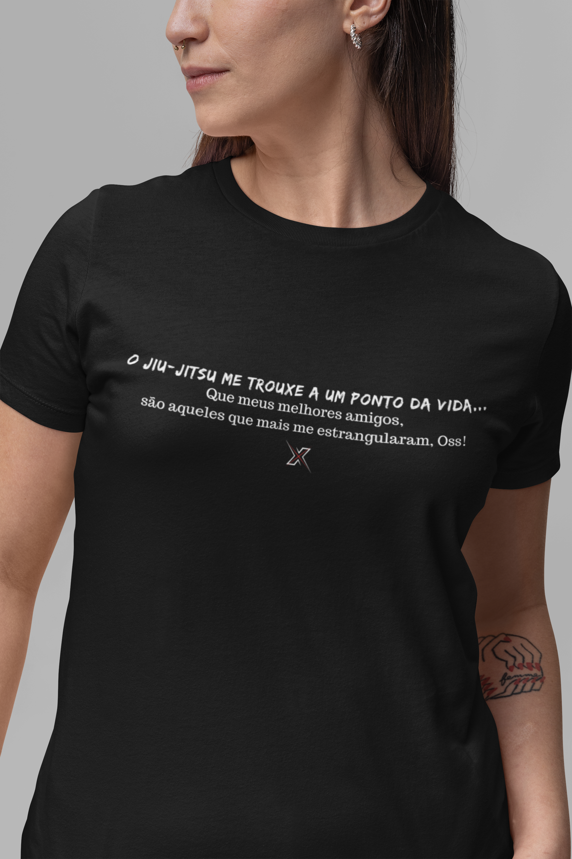 Nome do produto: Camiseta Ponto da Amizade - Feminina