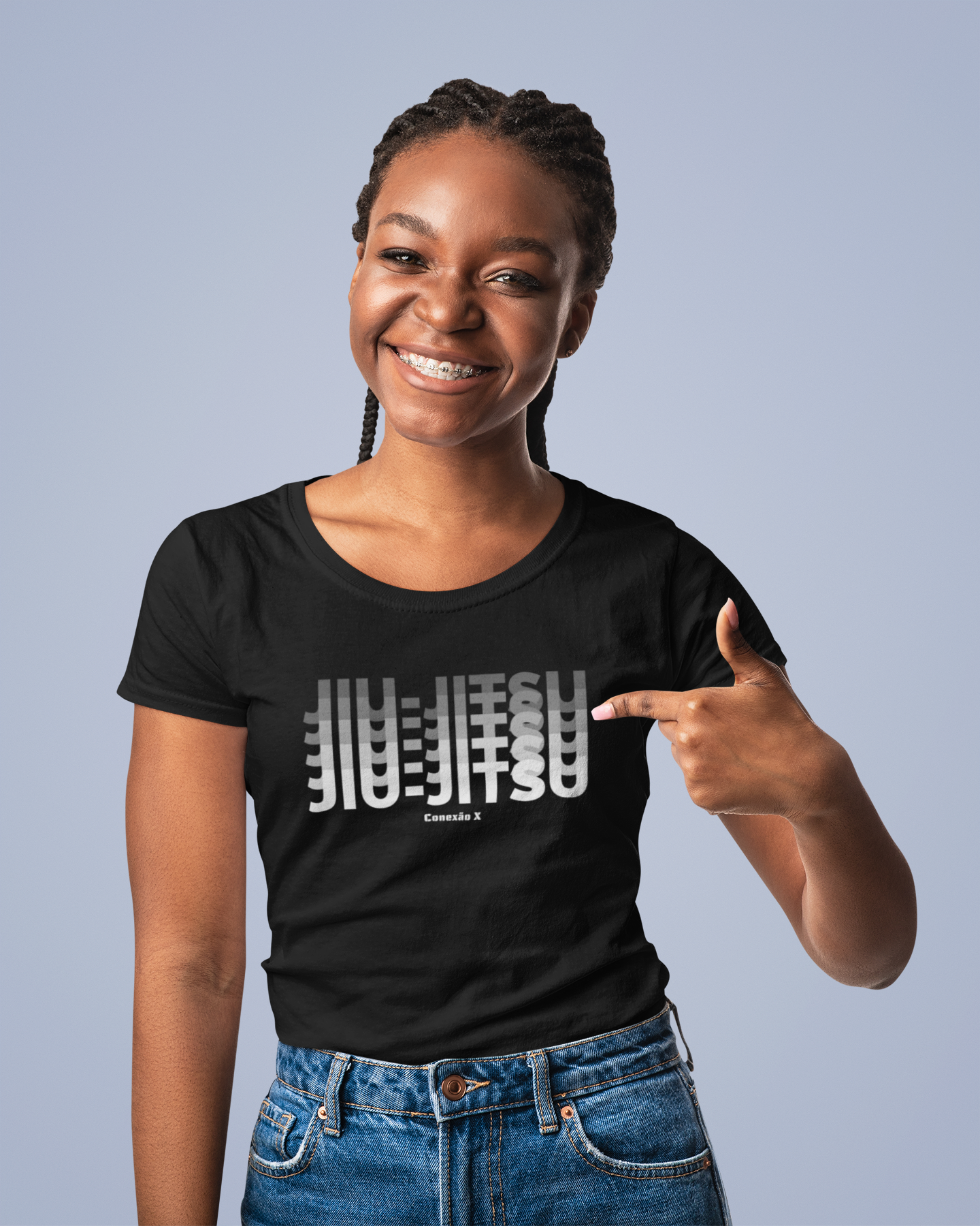 Nome do produto: Camiseta Jiu-Jitsu - Feminina