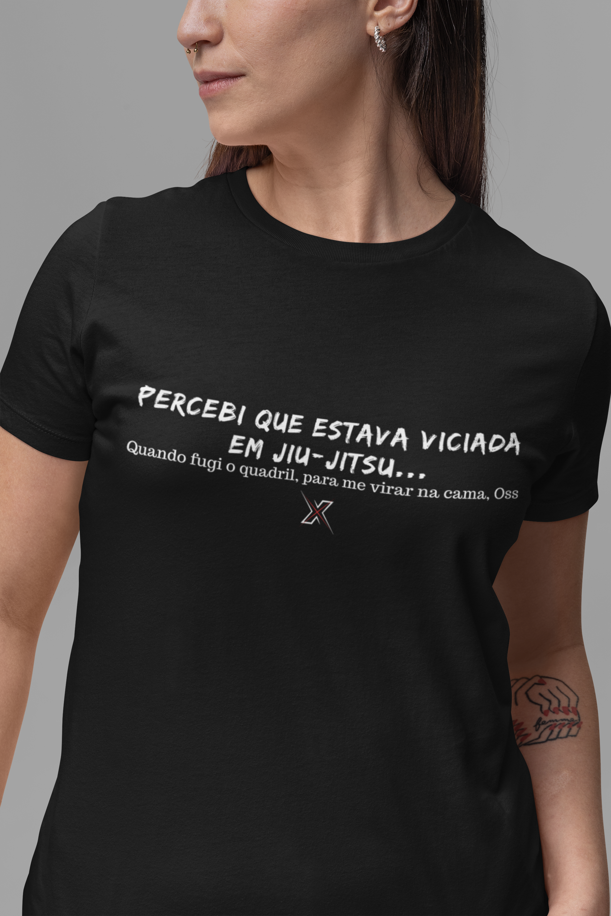 Nome do produto: Camiseta viciada em Jiu-jitsu