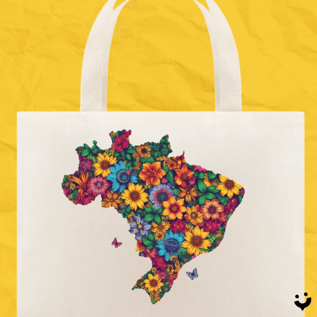Nome do produto: {Bag Bacana} Brasil Flowers