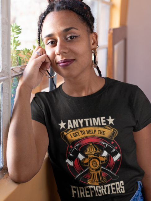 Nome do produto: Baby Look - Anytime Fire Fighters