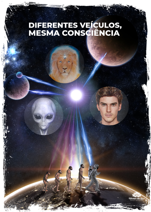 Nome do produto: Camiseta Unissex - As Consciências nos Mundos