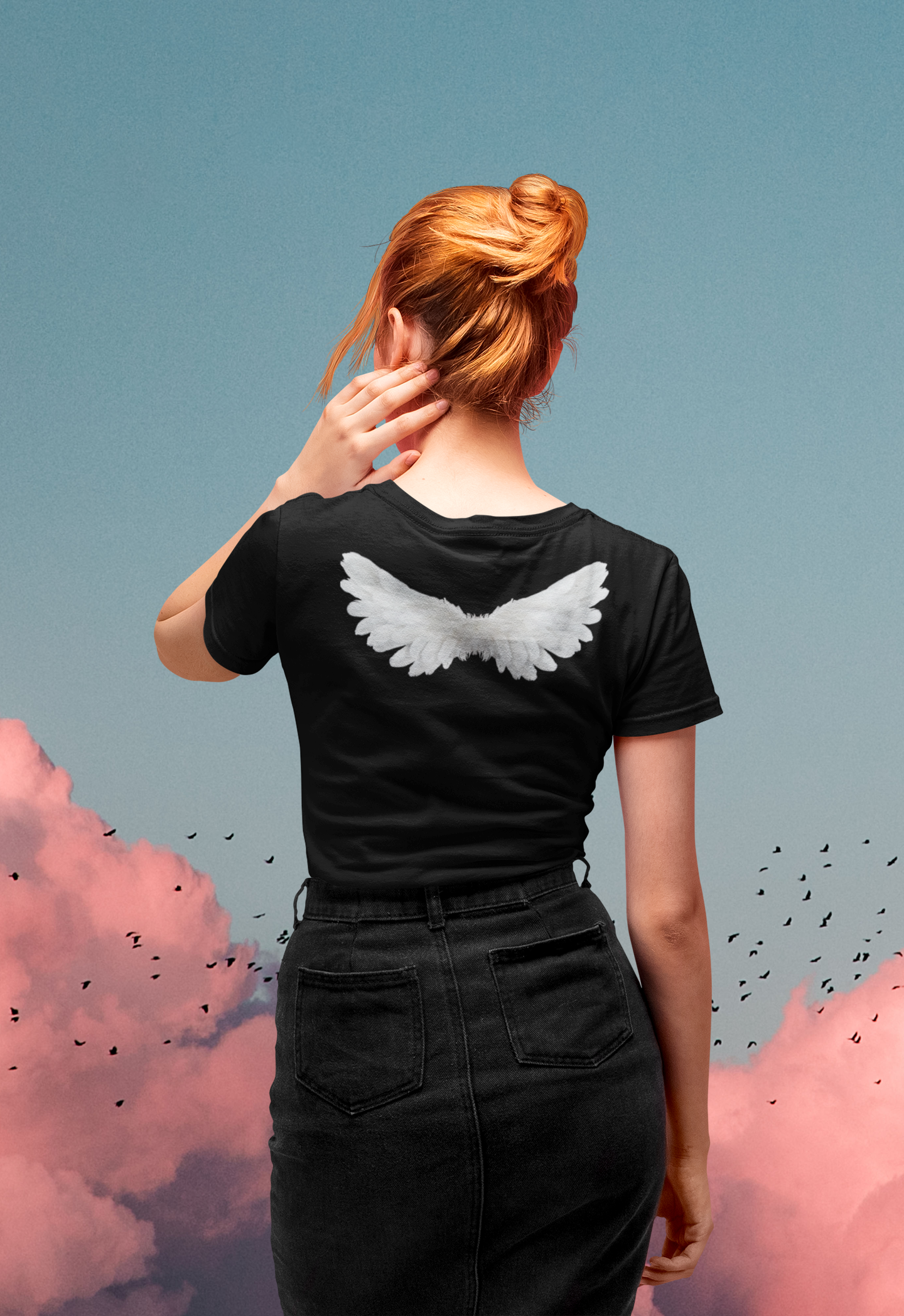 Nome do produto: Cam. Unissex - Asa de Anjo