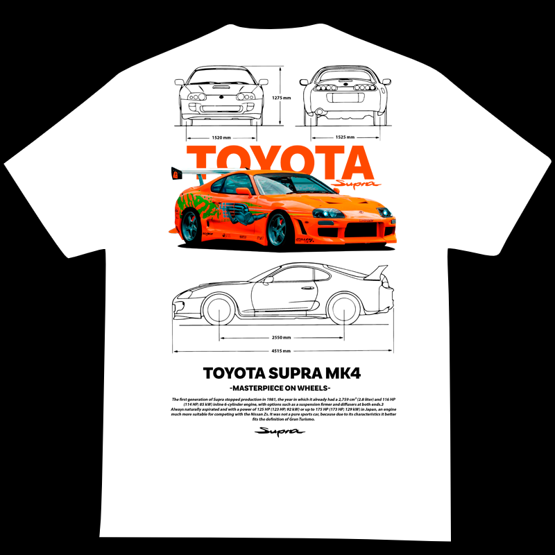 Camiseta Toyota Supra MK4