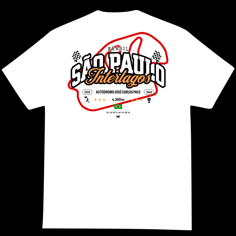 Nome do produto: Camiseta GP Brasil Interlagos