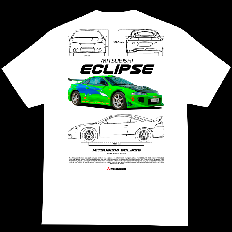 Camiseta Mitsubishi Eclipse