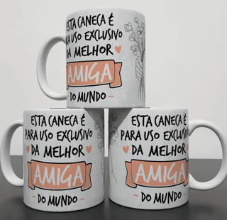 Caneca uso Exclusivo - Amiga