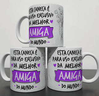 Caneca de uso exclusivo - Amiga