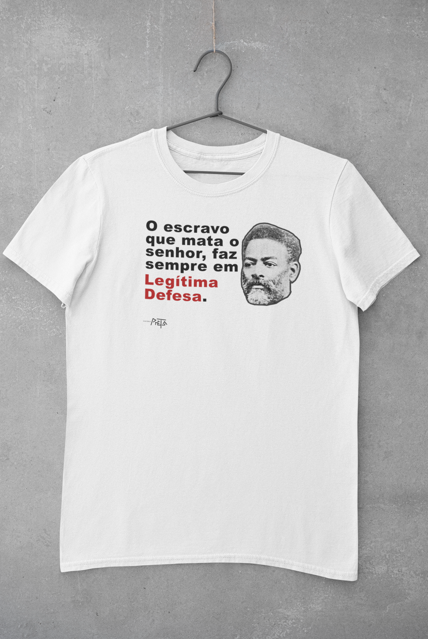 Nome do produto: Camiseta Legítima Defesa BRANCA