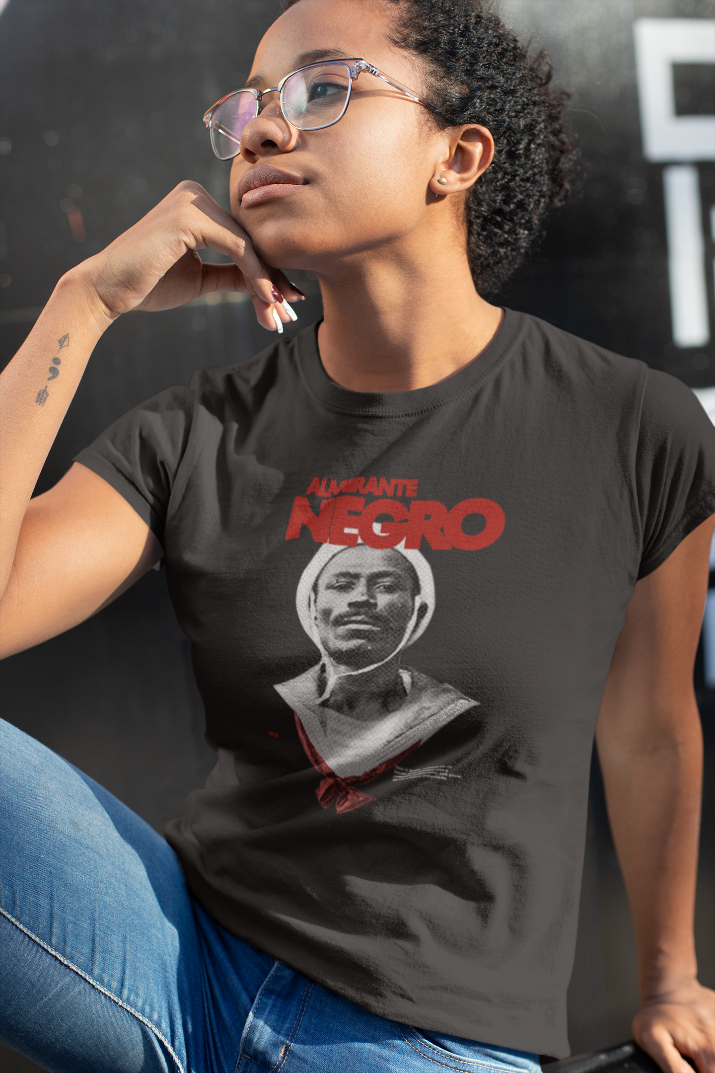 Camiseta Almirante Negro Preta