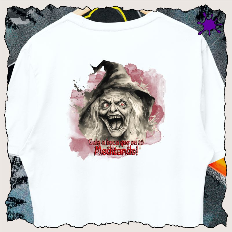 Camiseta Cala a boca que eu tô meditando