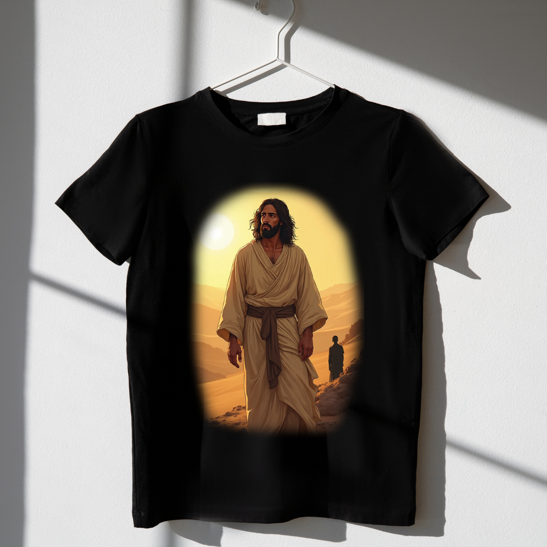  T-Shirt Prime Jesus no deserto M1 (Unisex)