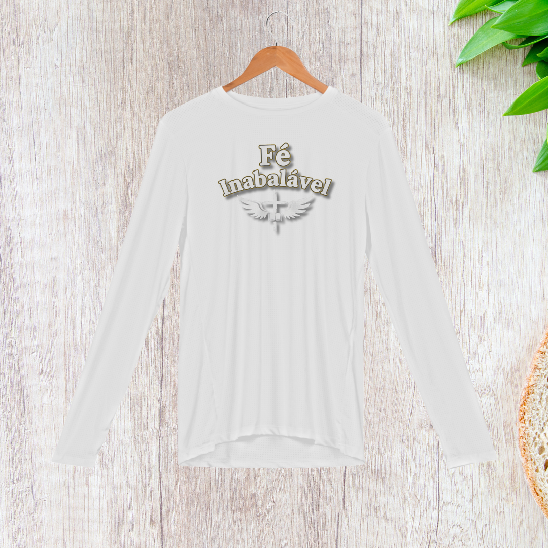Camisa Manga Longa Sport Dry Uv - Fé inabalavel (Unisex)