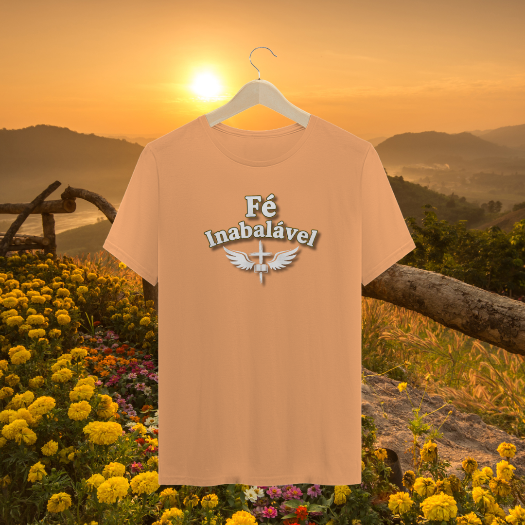 T-Shirt Estonada - Fé inabalavel (Unisex)