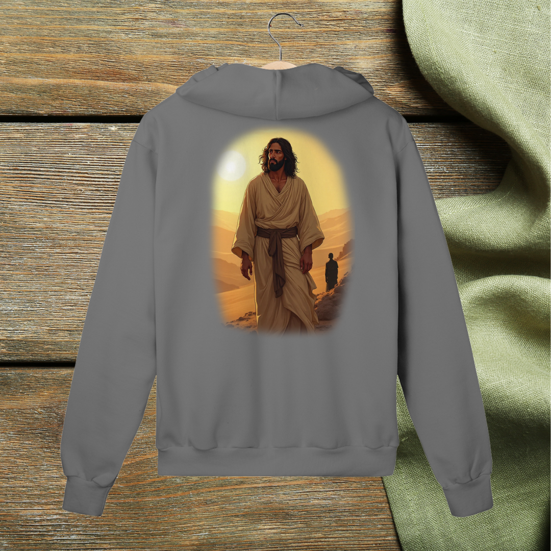 Moletom Prime Com Zíper - Jesus no deserto M1 