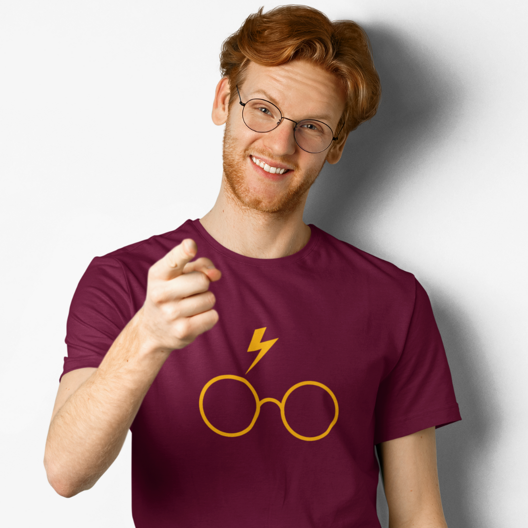 Camiseta Óculos e Cicatriz – Harry Potter