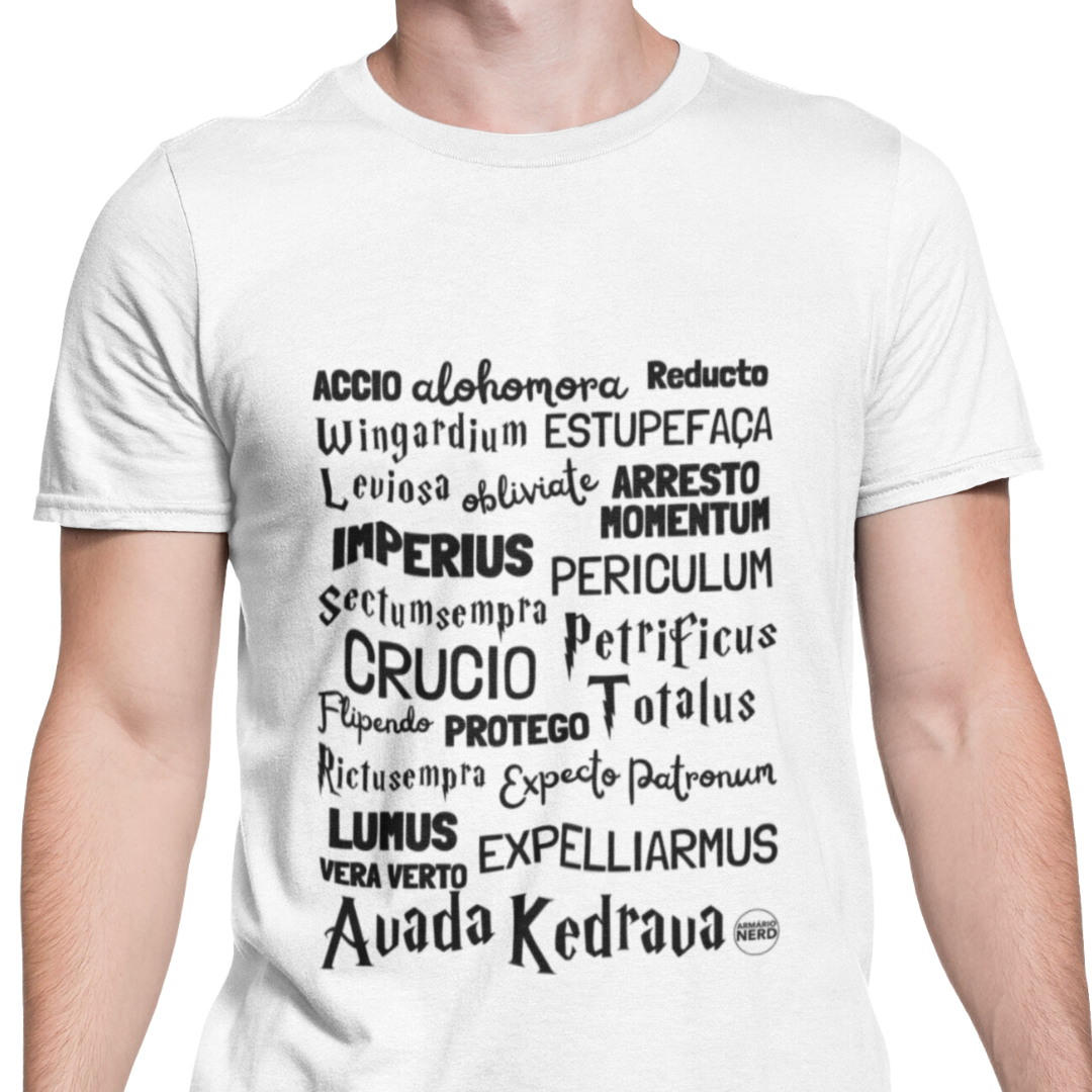 Camiseta Magias Harry Potter