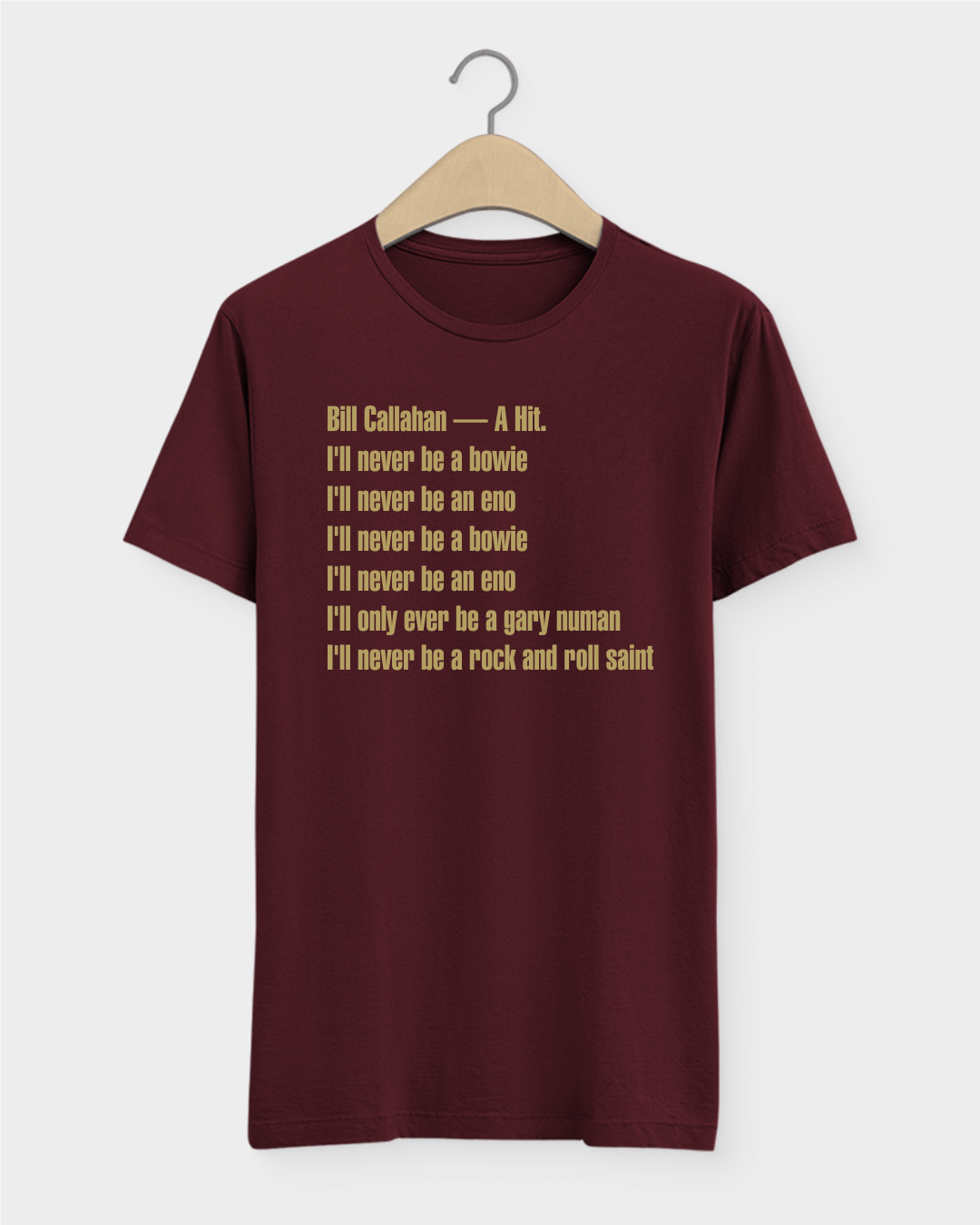 Camiseta Bill Callahan A Hit Indie Folk