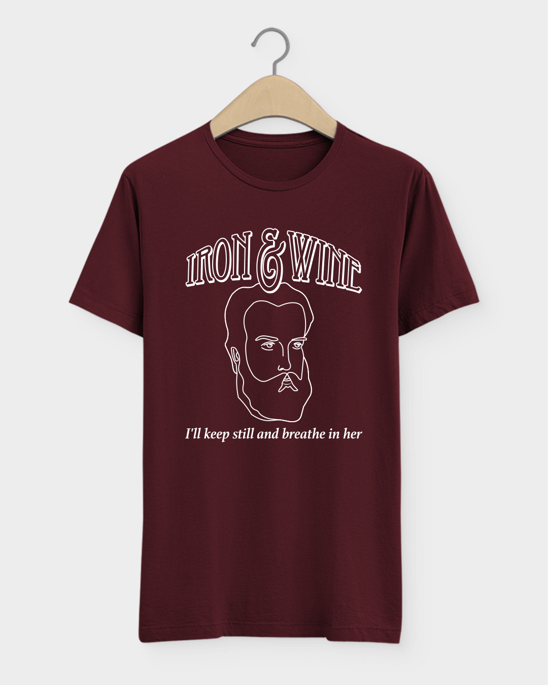 Camiseta  Iron & Wine Naked as we Came