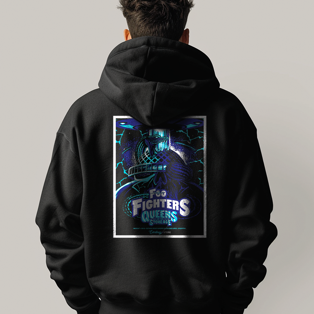 Nome do produto: Moletom com Zíper - Queens Of The Stone Age