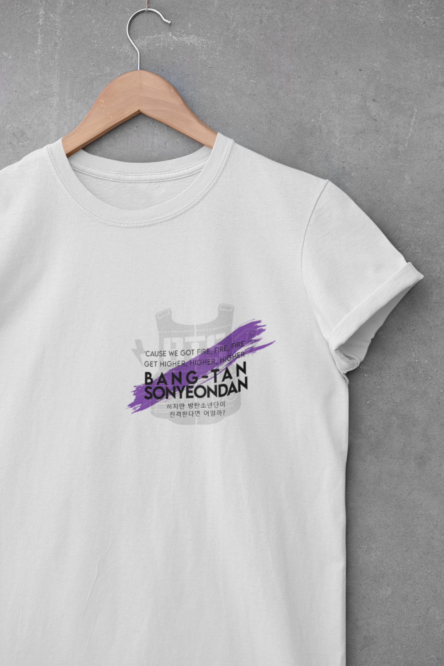 Nome do produto: BTS - Attack On Bangtan 10 anos (Somente Frente)