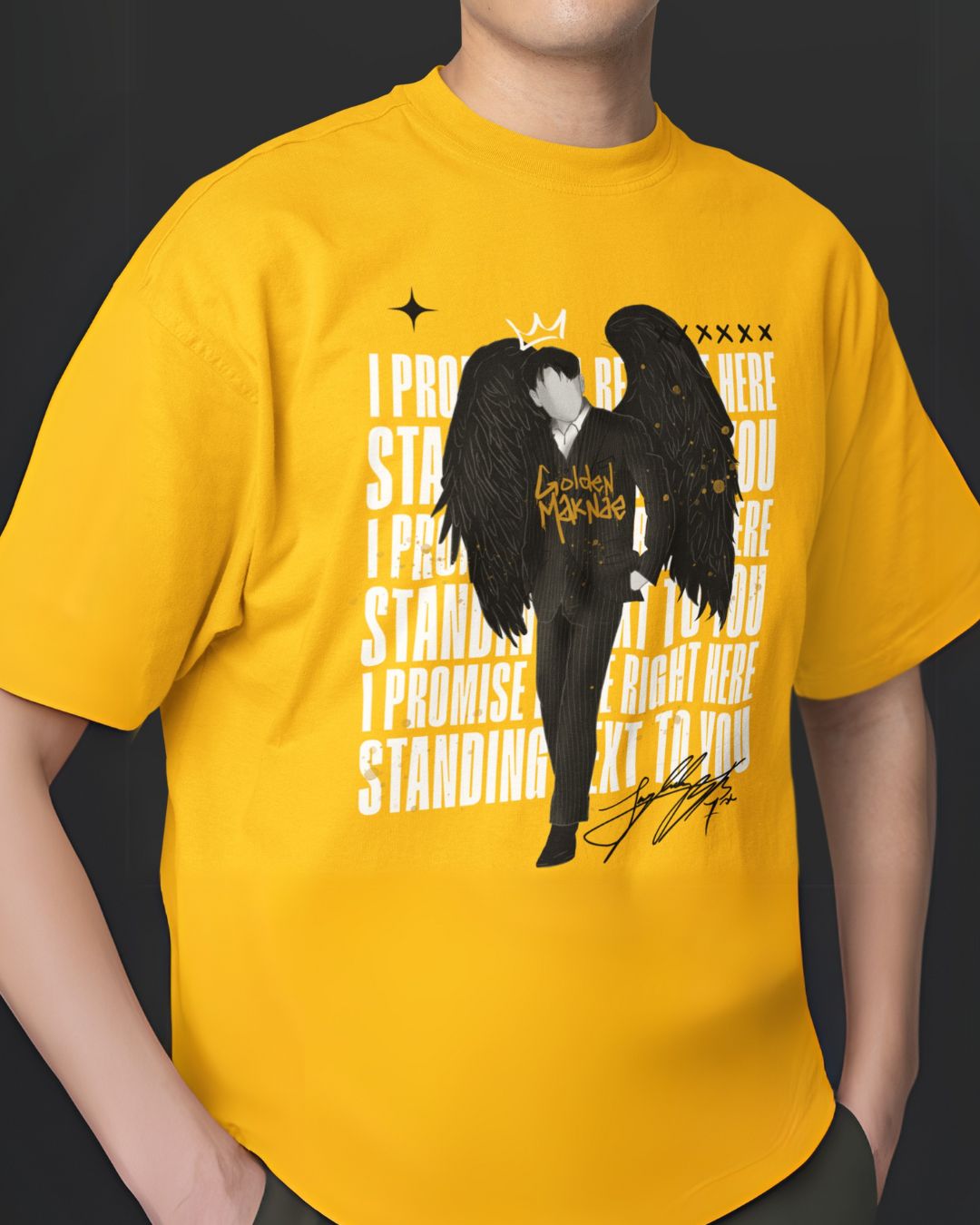 Nome do produto: JK - STANDING NEXT TO YOU - Amarela