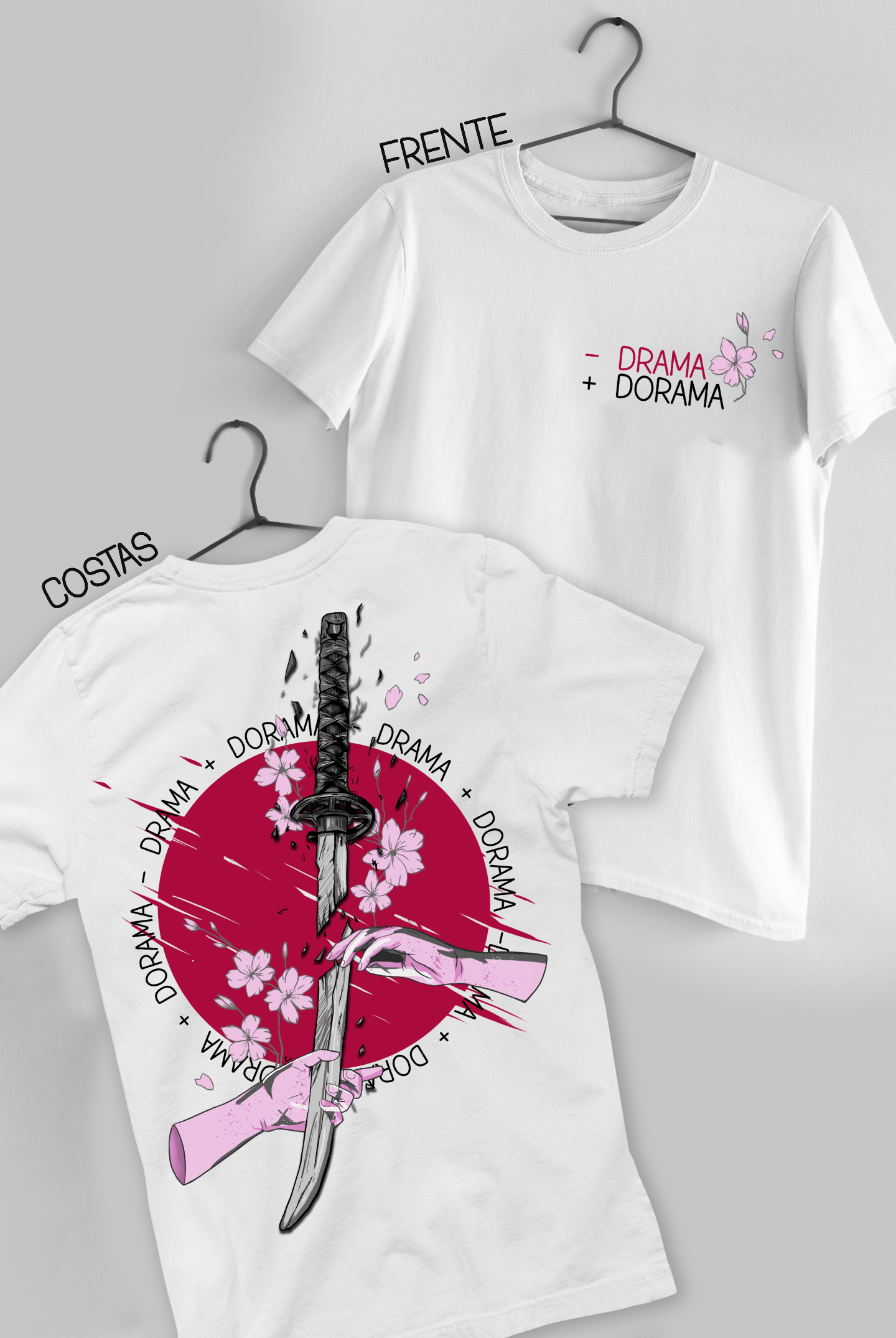 Nome do produto:  - Drama + Dorama - Branca [COLEÇÃO DORAMEIRA]