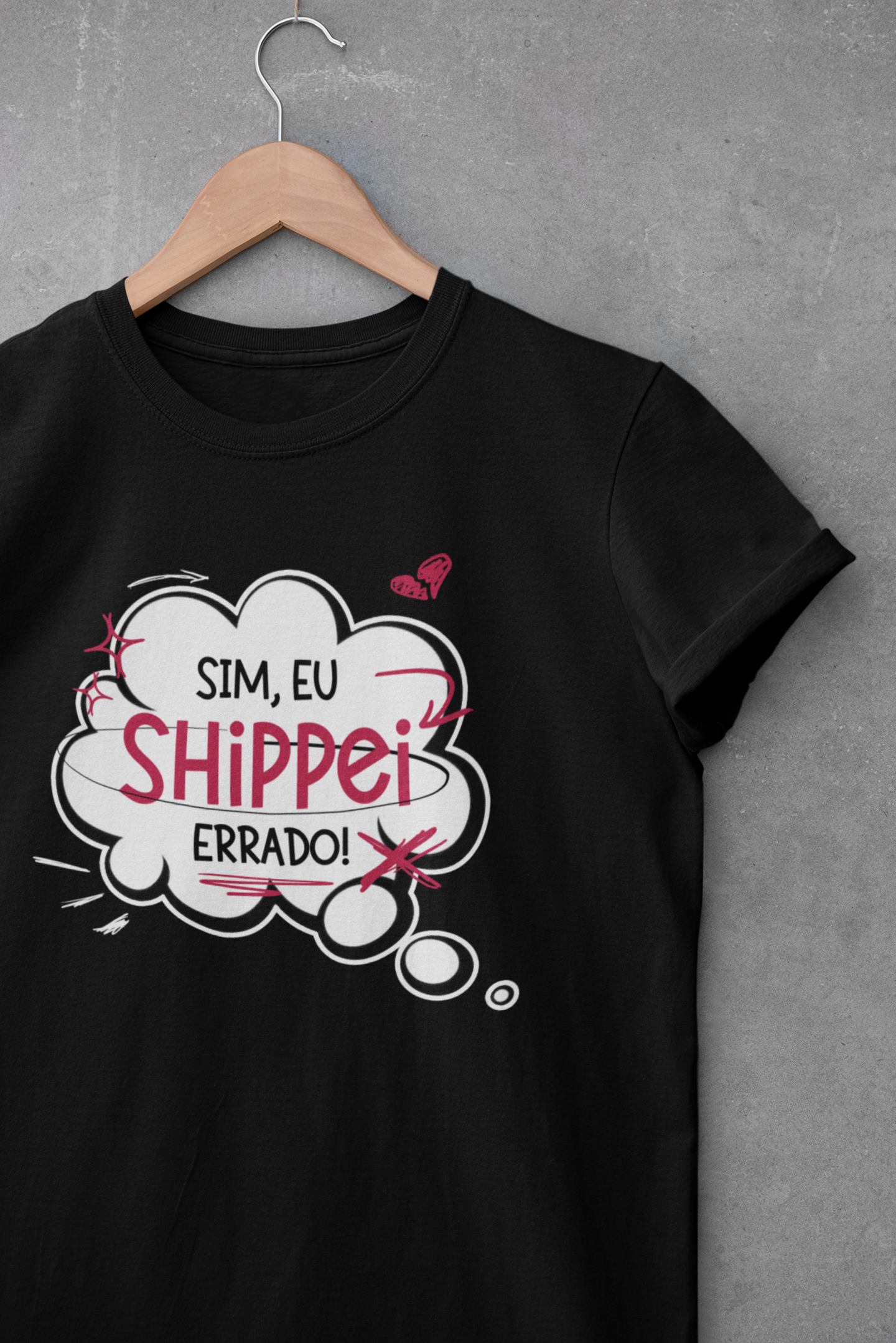 Nome do produto:  Shippei Errado - Preto [COLEÇÃO DORAMEIRA] -