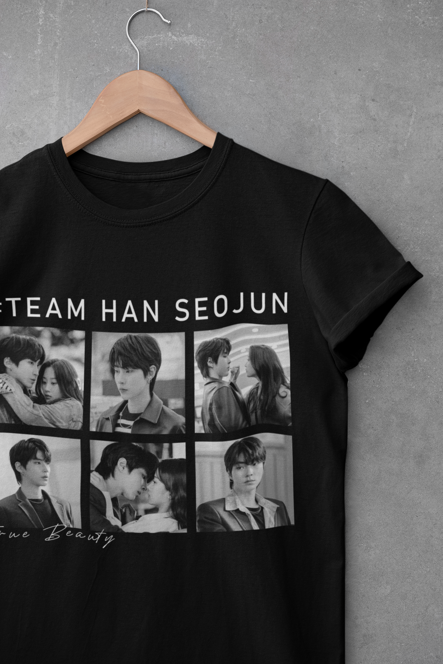 Nome do produto: #Team Han Seojun - Preta [TRUE BEAUTY]